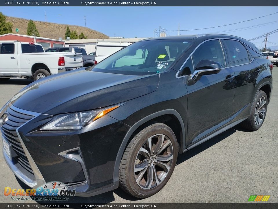 2018 Lexus RX 350 Obsidian / Black Photo #3