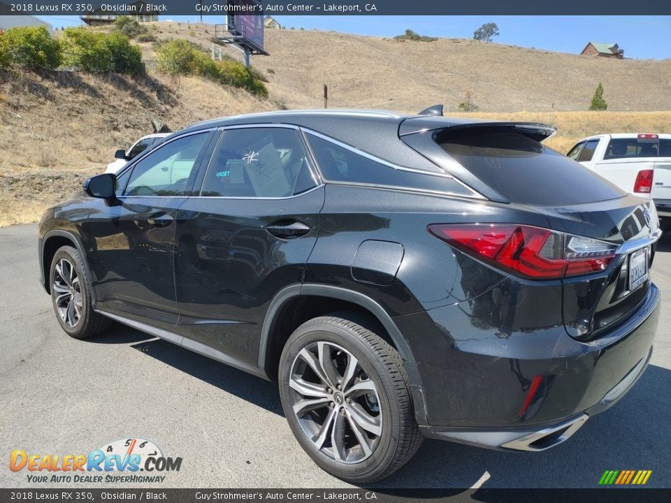 2018 Lexus RX 350 Obsidian / Black Photo #6