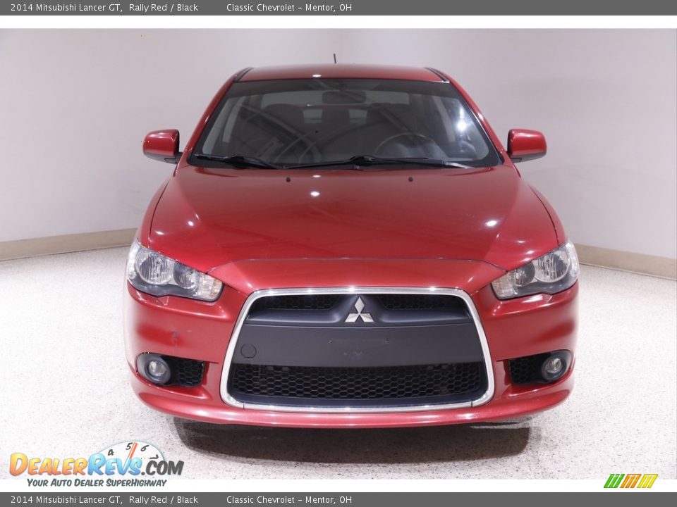 2014 Mitsubishi Lancer GT Rally Red / Black Photo #2