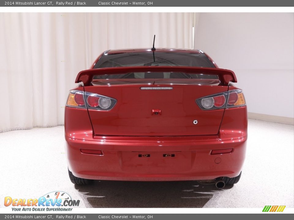 2014 Mitsubishi Lancer GT Rally Red / Black Photo #18