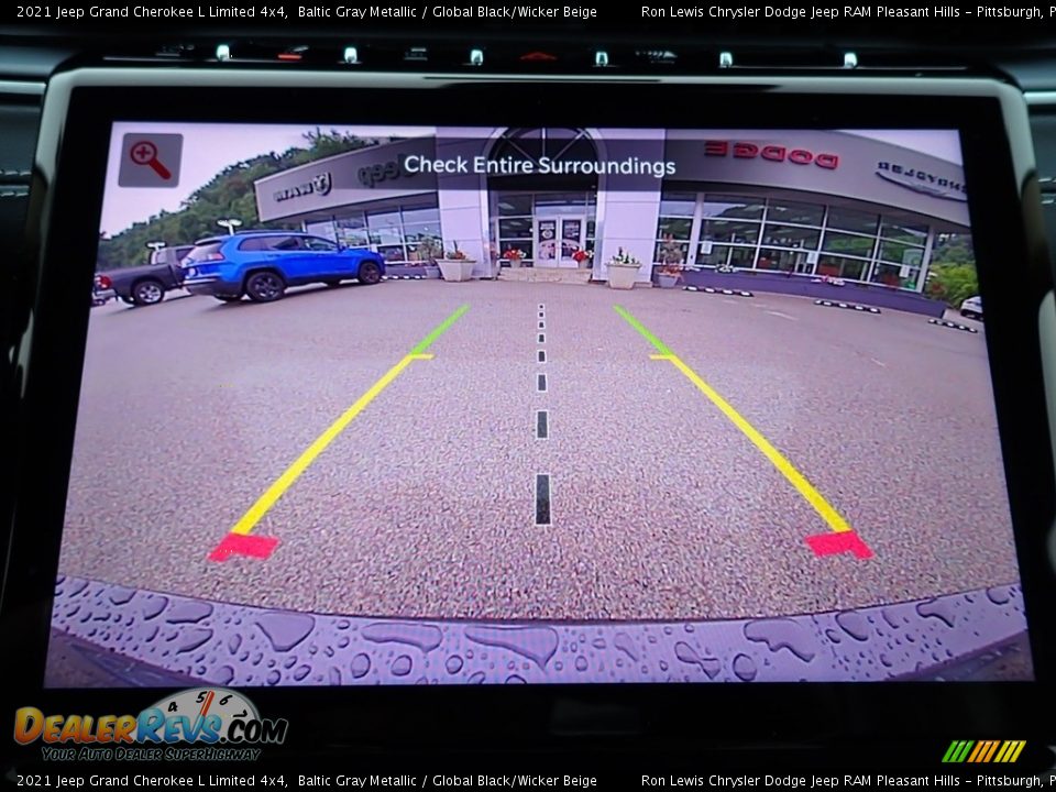 2021 Jeep Grand Cherokee L Limited 4x4 Baltic Gray Metallic / Global Black/Wicker Beige Photo #19