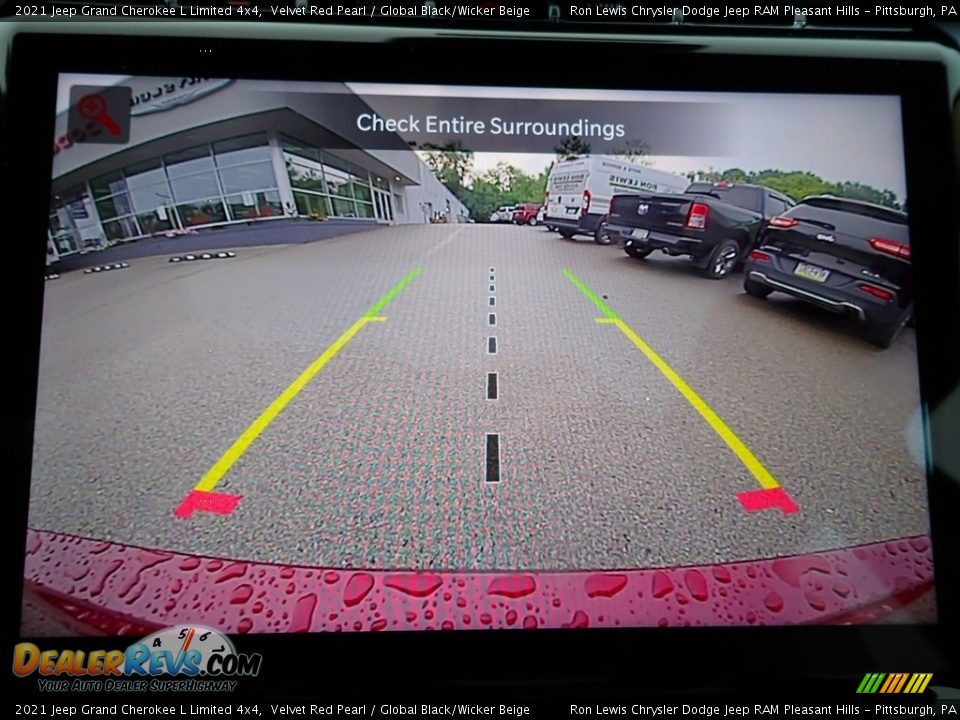 2021 Jeep Grand Cherokee L Limited 4x4 Velvet Red Pearl / Global Black/Wicker Beige Photo #19