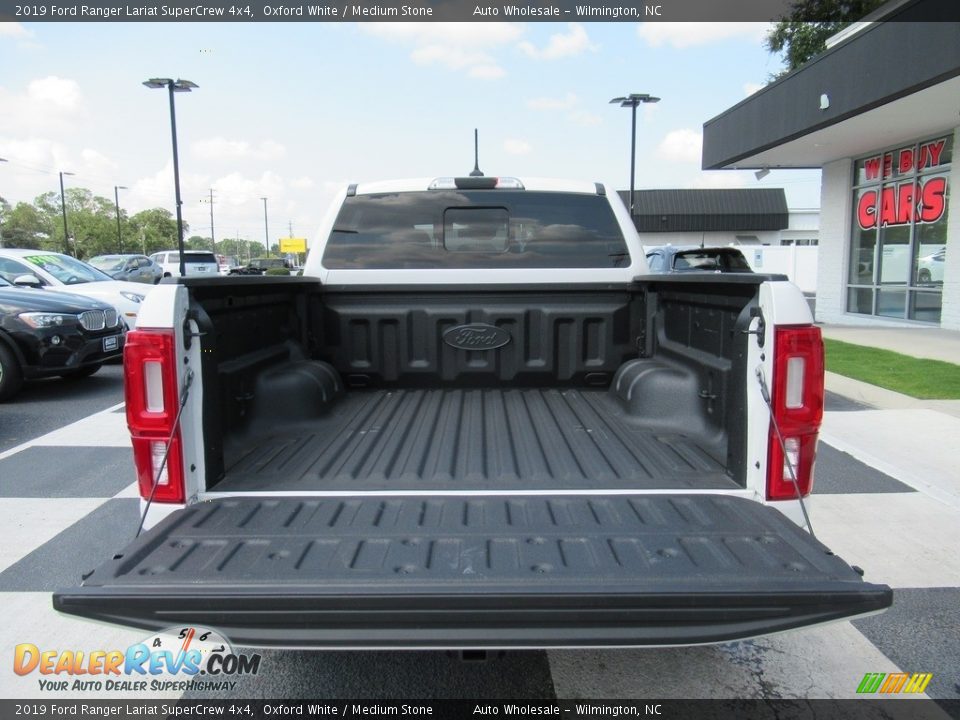2019 Ford Ranger Lariat SuperCrew 4x4 Oxford White / Medium Stone Photo #5