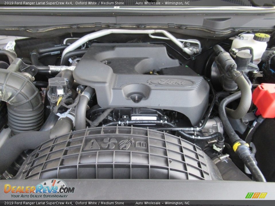 2019 Ford Ranger Lariat SuperCrew 4x4 Oxford White / Medium Stone Photo #6