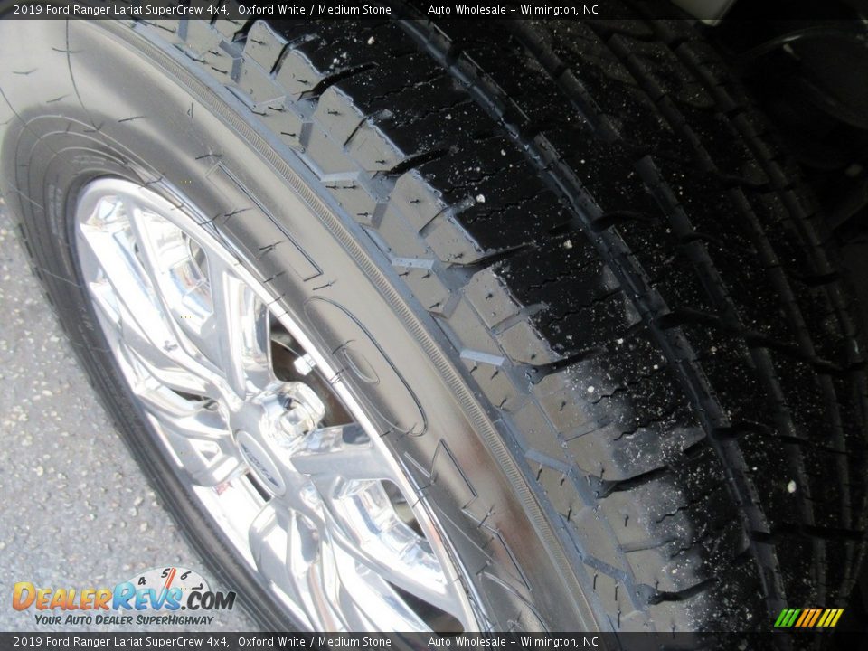 2019 Ford Ranger Lariat SuperCrew 4x4 Oxford White / Medium Stone Photo #8