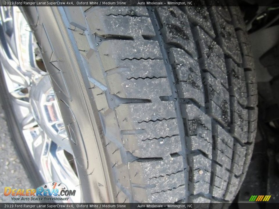 2019 Ford Ranger Lariat SuperCrew 4x4 Oxford White / Medium Stone Photo #9