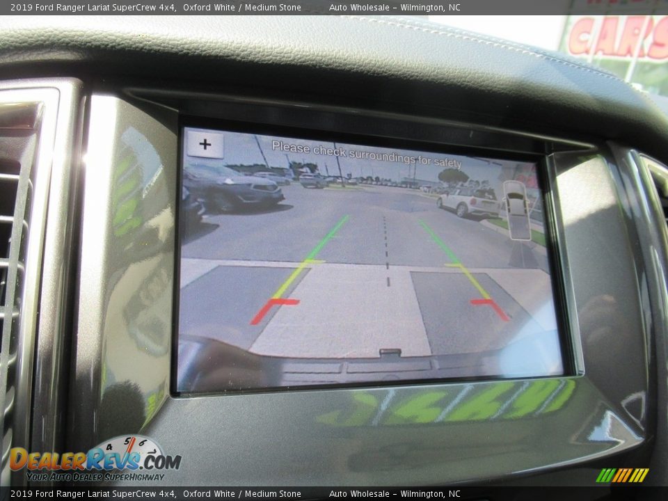 2019 Ford Ranger Lariat SuperCrew 4x4 Oxford White / Medium Stone Photo #18