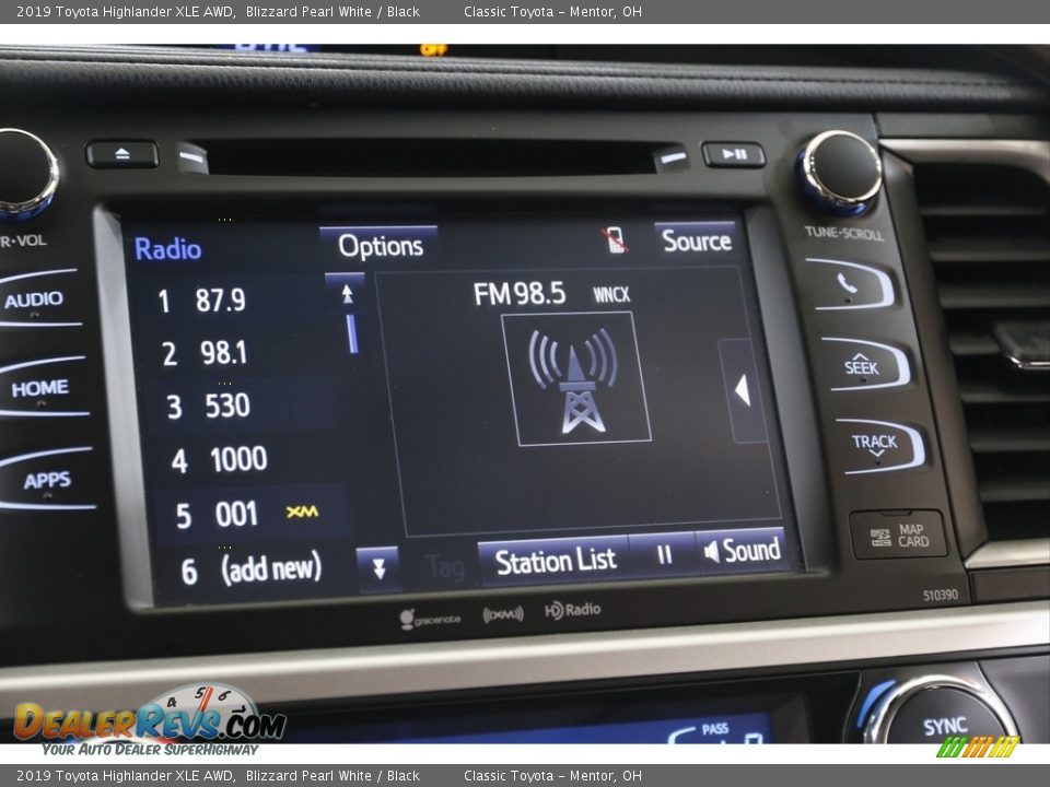 2019 Toyota Highlander XLE AWD Blizzard Pearl White / Black Photo #11