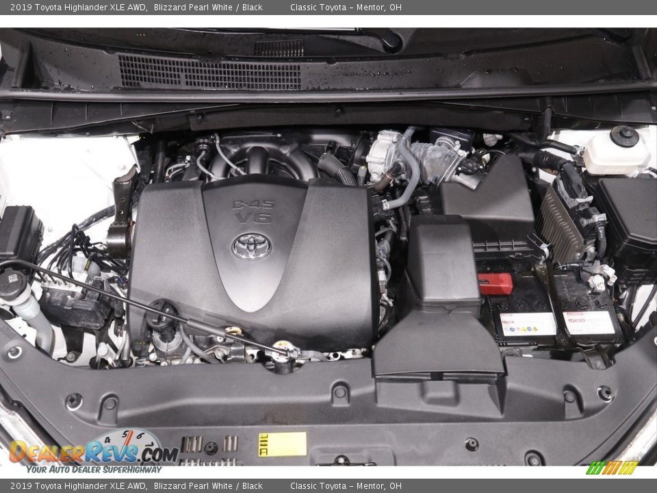 2019 Toyota Highlander XLE AWD Blizzard Pearl White / Black Photo #21