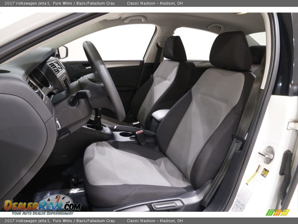 2017 Volkswagen Jetta S Pure White / Black/Palladium Gray Photo #5