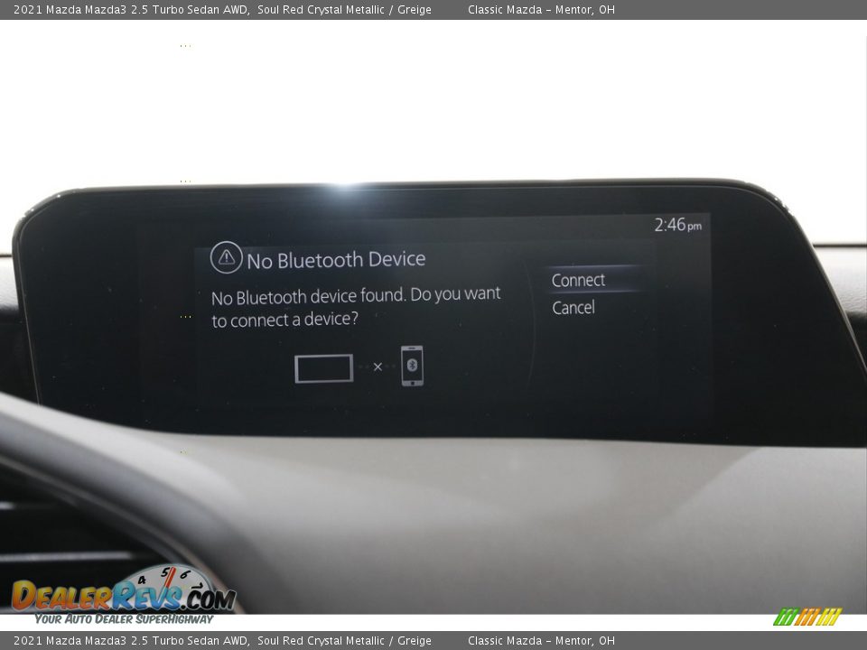 2021 Mazda Mazda3 2.5 Turbo Sedan AWD Soul Red Crystal Metallic / Greige Photo #10