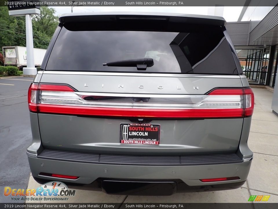 2019 Lincoln Navigator Reserve 4x4 Silver Jade Metallic / Ebony Photo #4