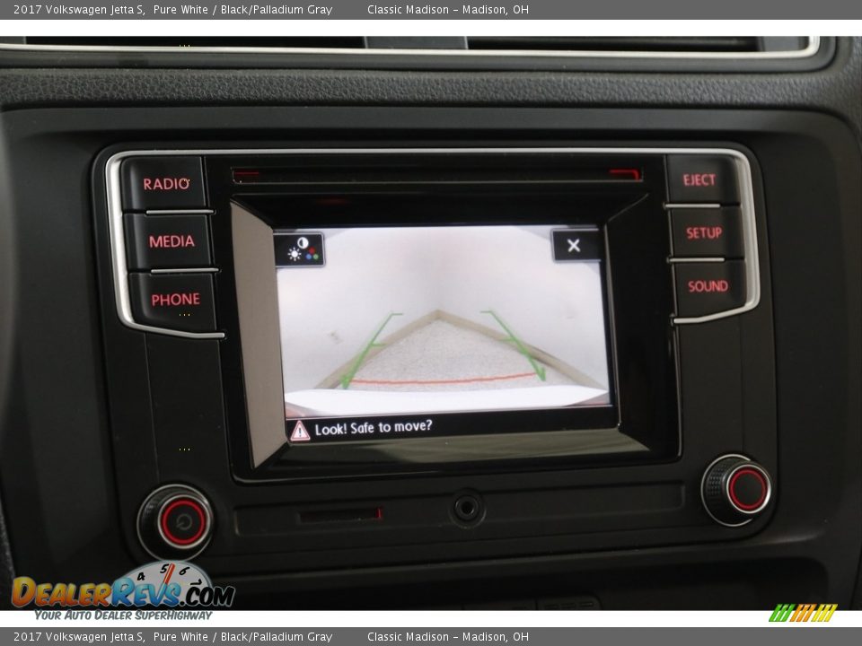 2017 Volkswagen Jetta S Pure White / Black/Palladium Gray Photo #11