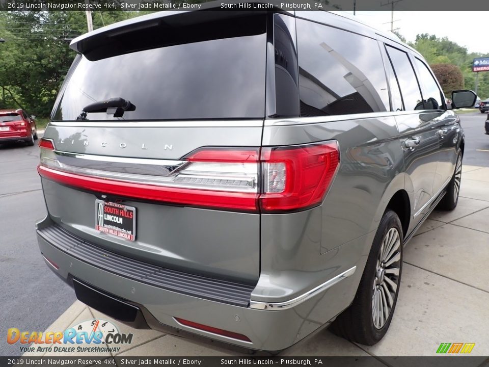 2019 Lincoln Navigator Reserve 4x4 Silver Jade Metallic / Ebony Photo #6