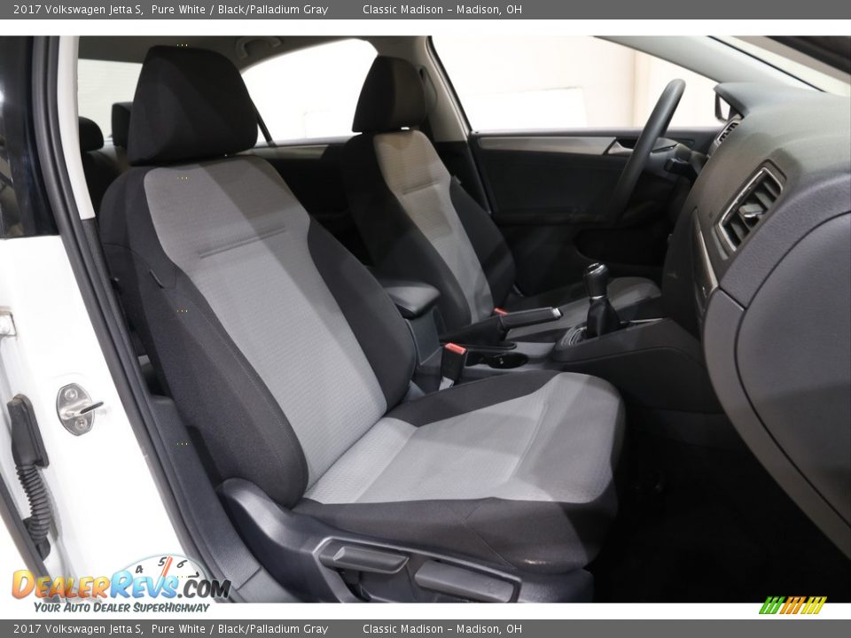 2017 Volkswagen Jetta S Pure White / Black/Palladium Gray Photo #13