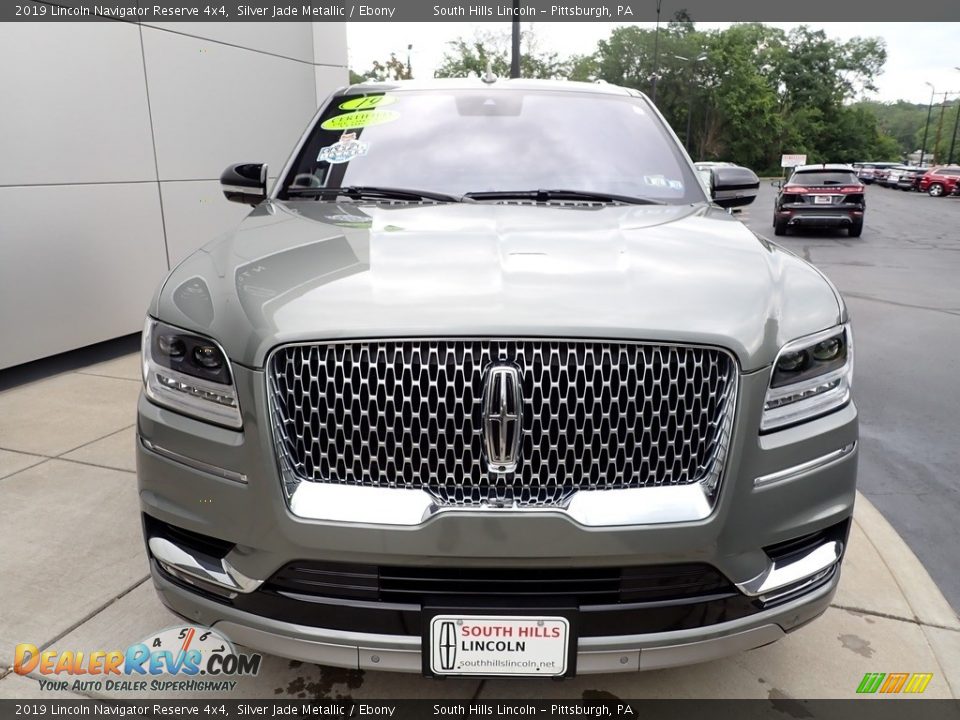 2019 Lincoln Navigator Reserve 4x4 Silver Jade Metallic / Ebony Photo #9