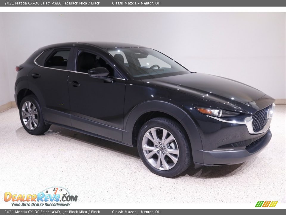 2021 Mazda CX-30 Select AWD Jet Black Mica / Black Photo #1
