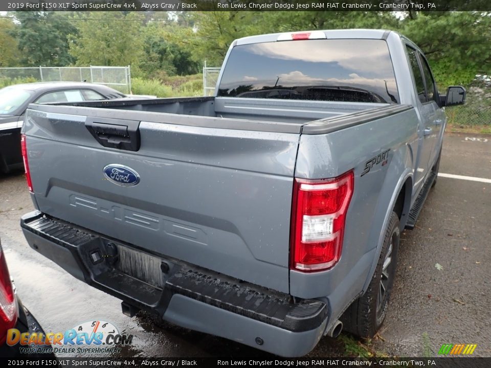 2019 Ford F150 XLT Sport SuperCrew 4x4 Abyss Gray / Black Photo #3