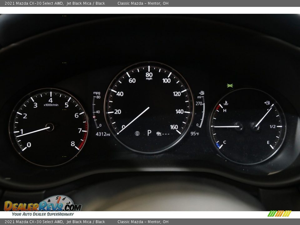 2021 Mazda CX-30 Select AWD Jet Black Mica / Black Photo #8