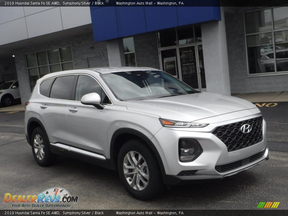 2019 Hyundai Santa Fe SE AWD Symphony Silver / Black Photo #1