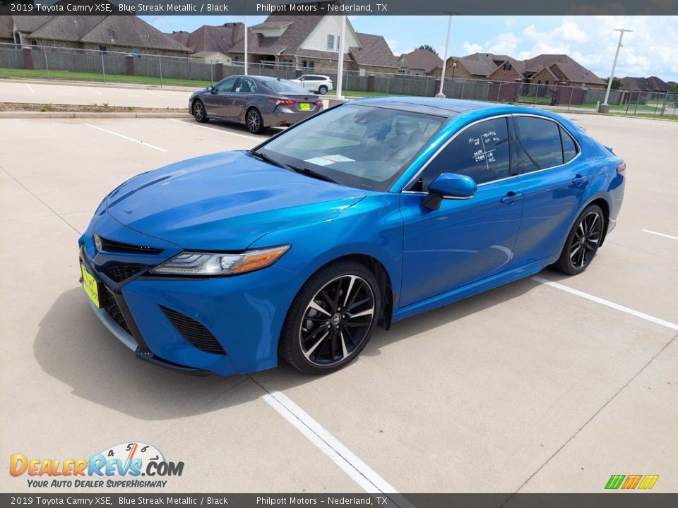 2019 Toyota Camry XSE Blue Streak Metallic / Black Photo #3