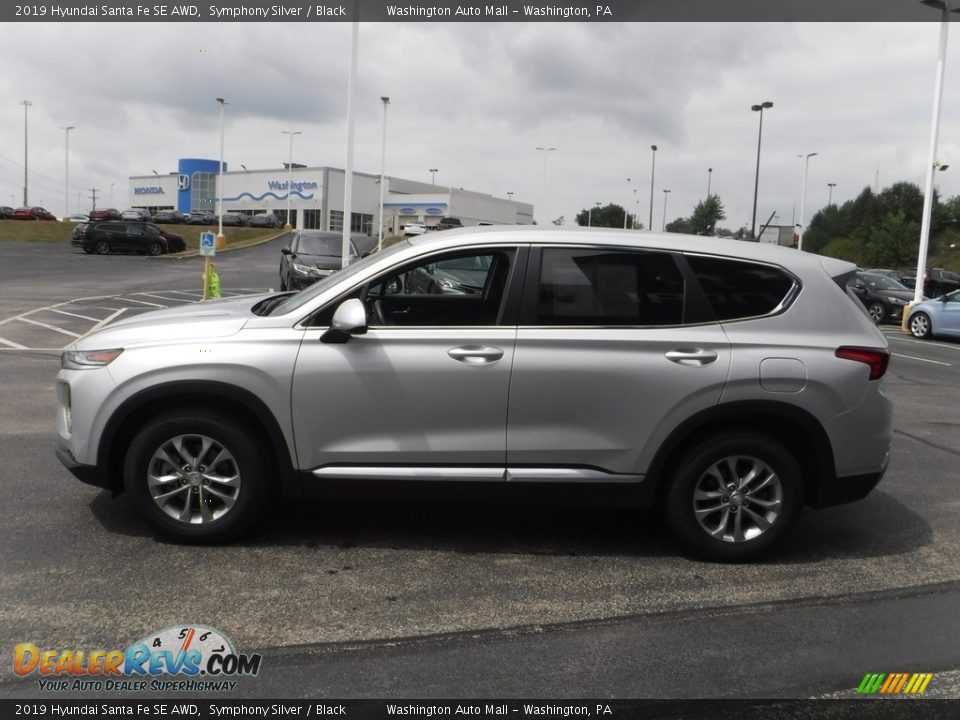 2019 Hyundai Santa Fe SE AWD Symphony Silver / Black Photo #7