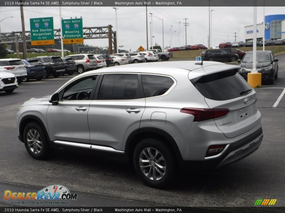 2019 Hyundai Santa Fe SE AWD Symphony Silver / Black Photo #8