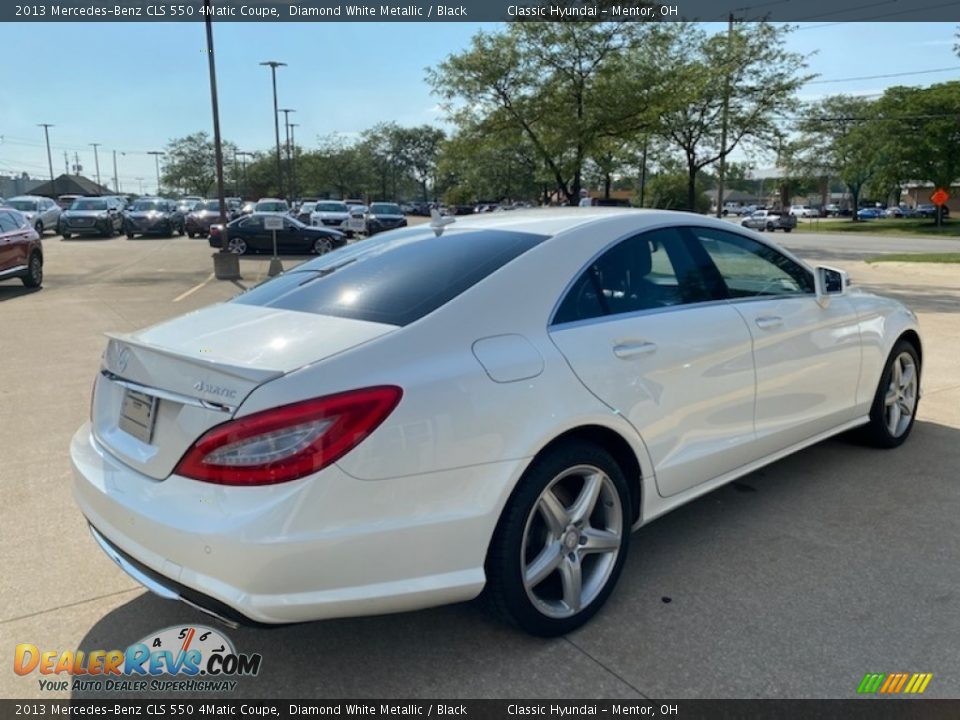 2013 Mercedes-Benz CLS 550 4Matic Coupe Diamond White Metallic / Black Photo #2