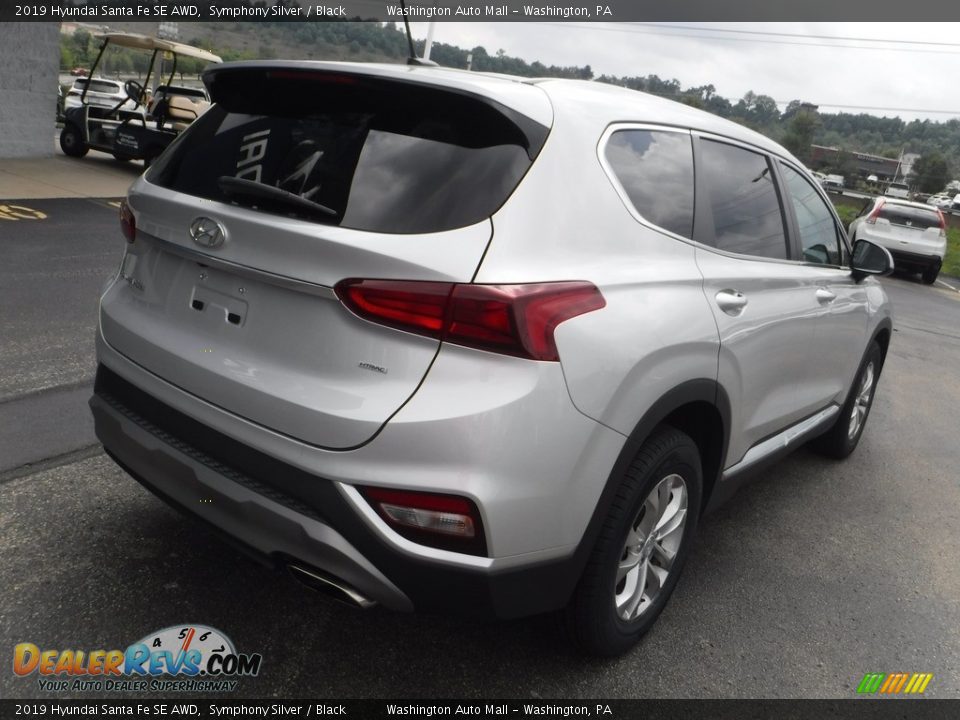 2019 Hyundai Santa Fe SE AWD Symphony Silver / Black Photo #9