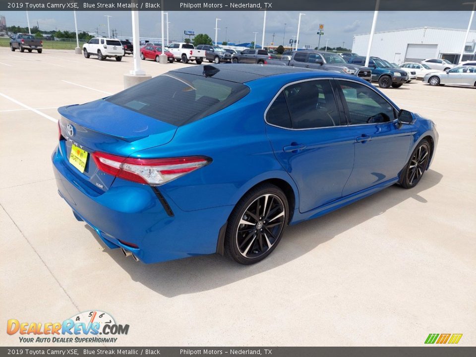 2019 Toyota Camry XSE Blue Streak Metallic / Black Photo #7