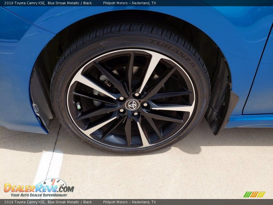 2019 Toyota Camry XSE Blue Streak Metallic / Black Photo #9