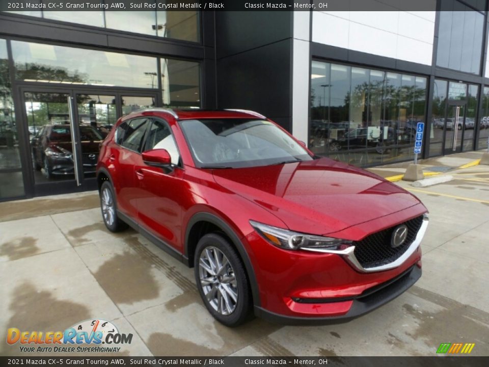 2021 Mazda CX-5 Grand Touring AWD Soul Red Crystal Metallic / Black Photo #1