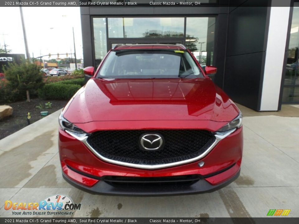 2021 Mazda CX-5 Grand Touring AWD Soul Red Crystal Metallic / Black Photo #2