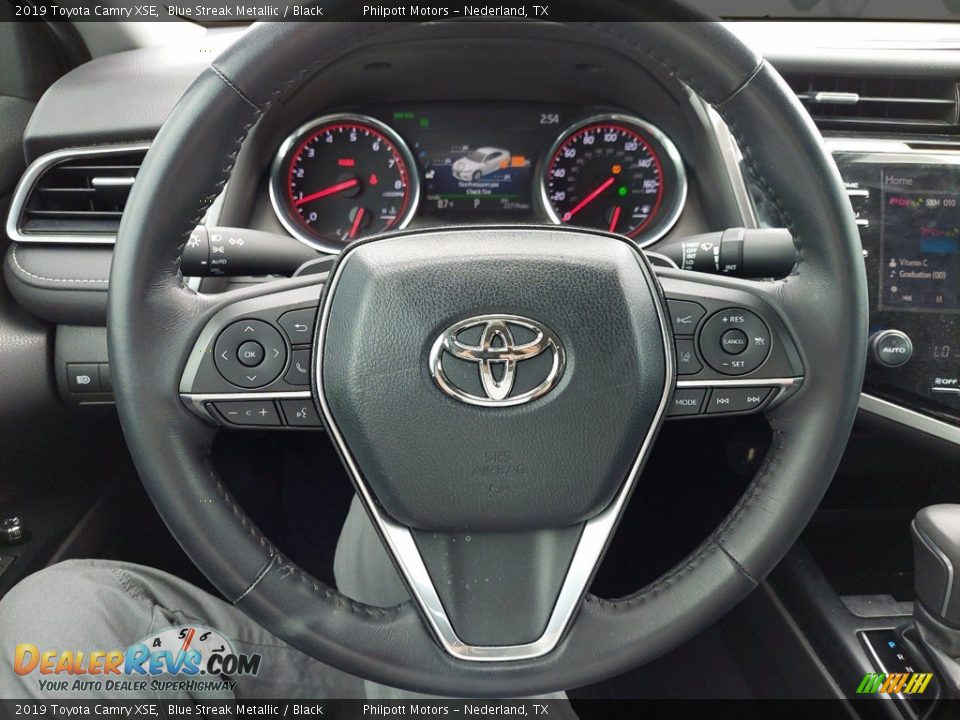 2019 Toyota Camry XSE Blue Streak Metallic / Black Photo #15