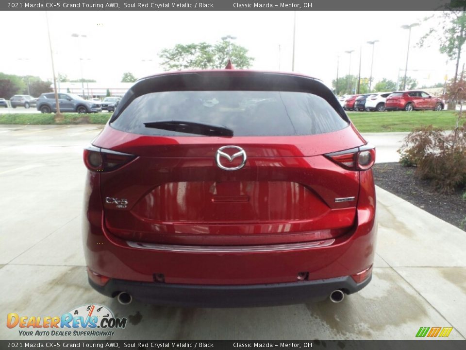 2021 Mazda CX-5 Grand Touring AWD Soul Red Crystal Metallic / Black Photo #5