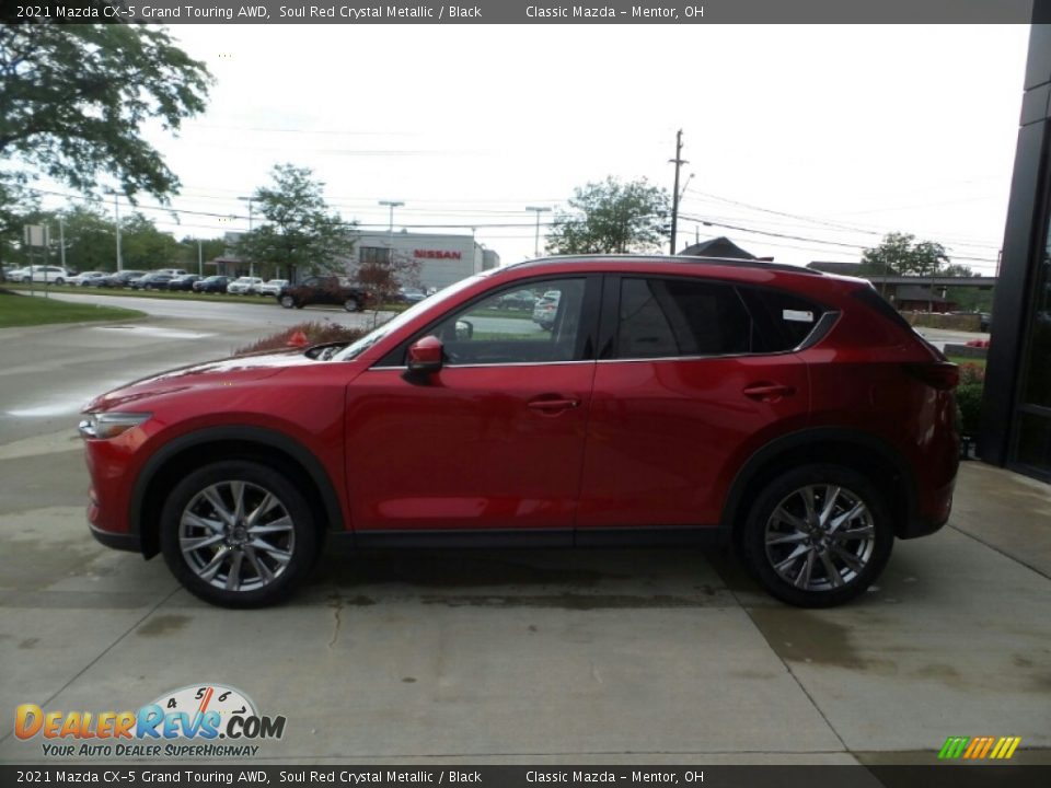 2021 Mazda CX-5 Grand Touring AWD Soul Red Crystal Metallic / Black Photo #6