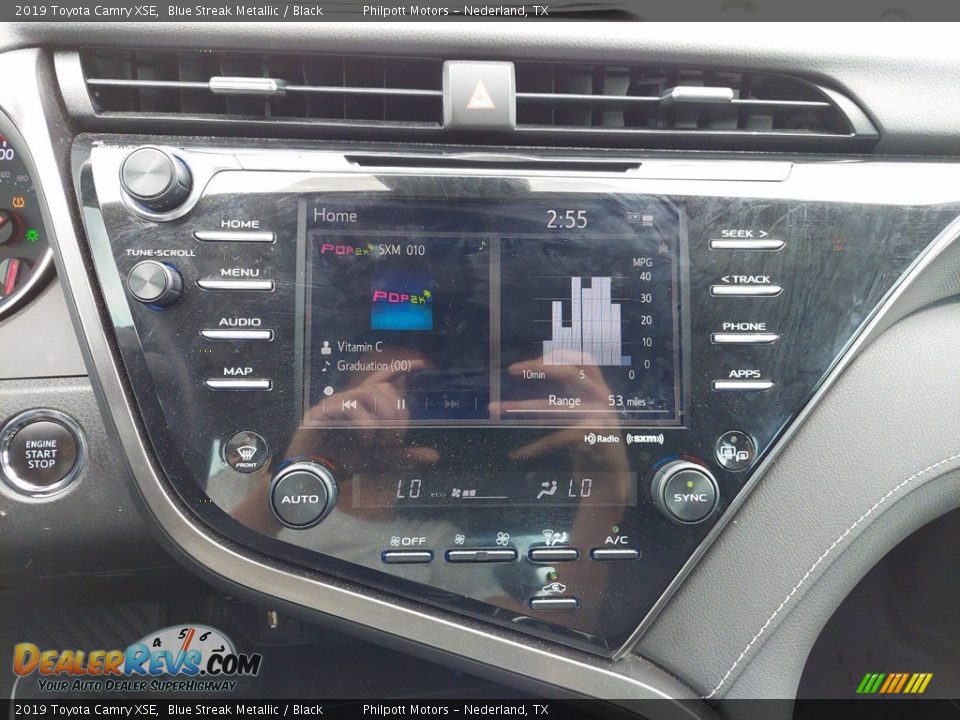 2019 Toyota Camry XSE Blue Streak Metallic / Black Photo #18