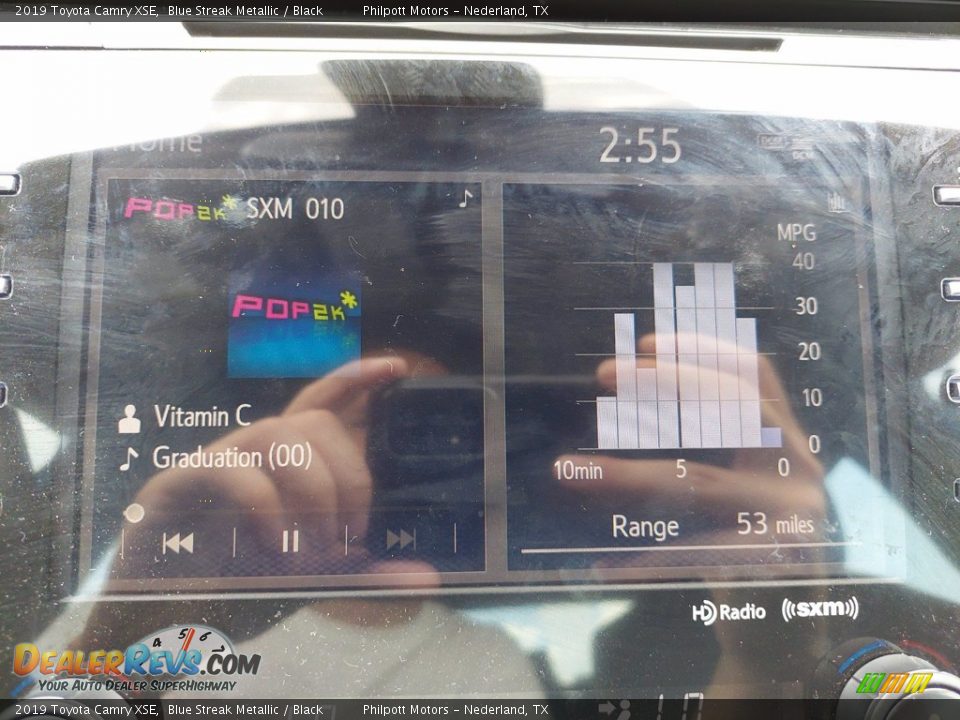 2019 Toyota Camry XSE Blue Streak Metallic / Black Photo #19