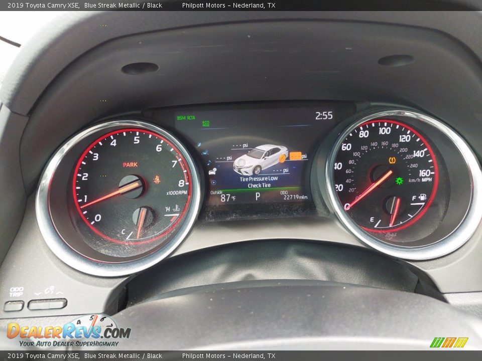 2019 Toyota Camry XSE Blue Streak Metallic / Black Photo #23