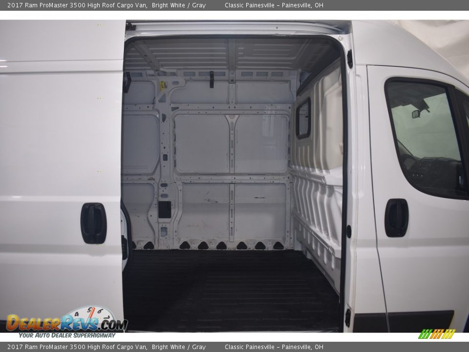 2017 Ram ProMaster 3500 High Roof Cargo Van Bright White / Gray Photo #8