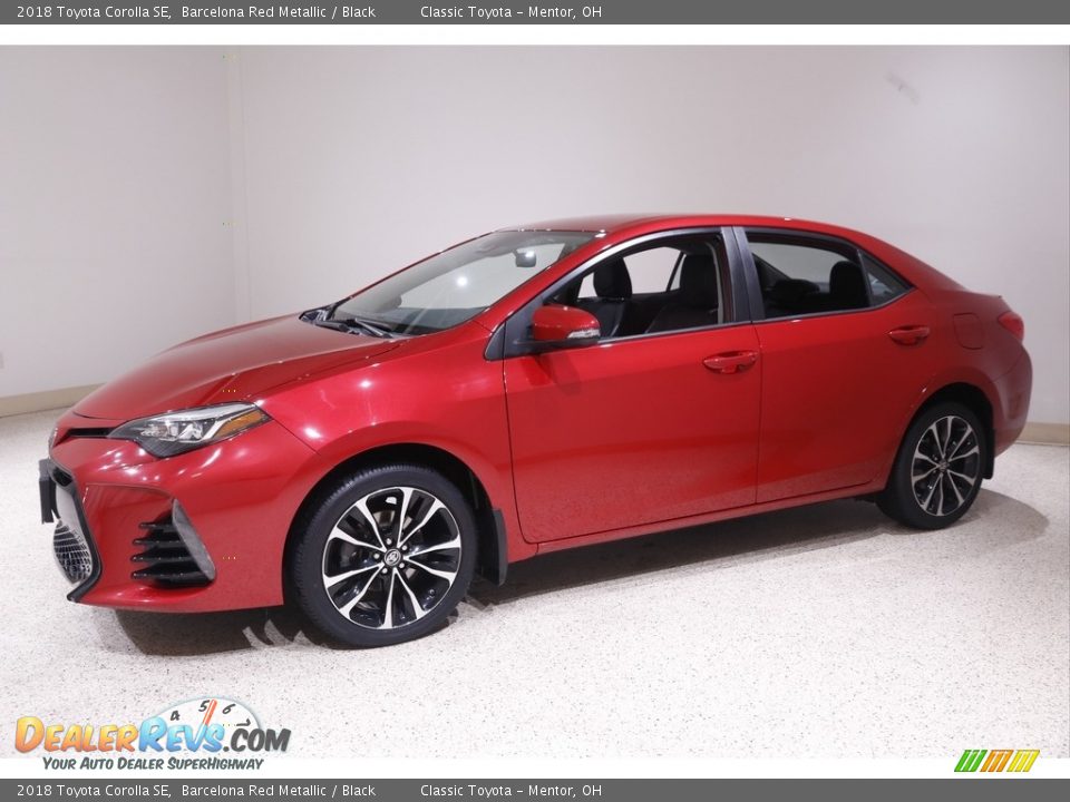 2018 Toyota Corolla SE Barcelona Red Metallic / Black Photo #3