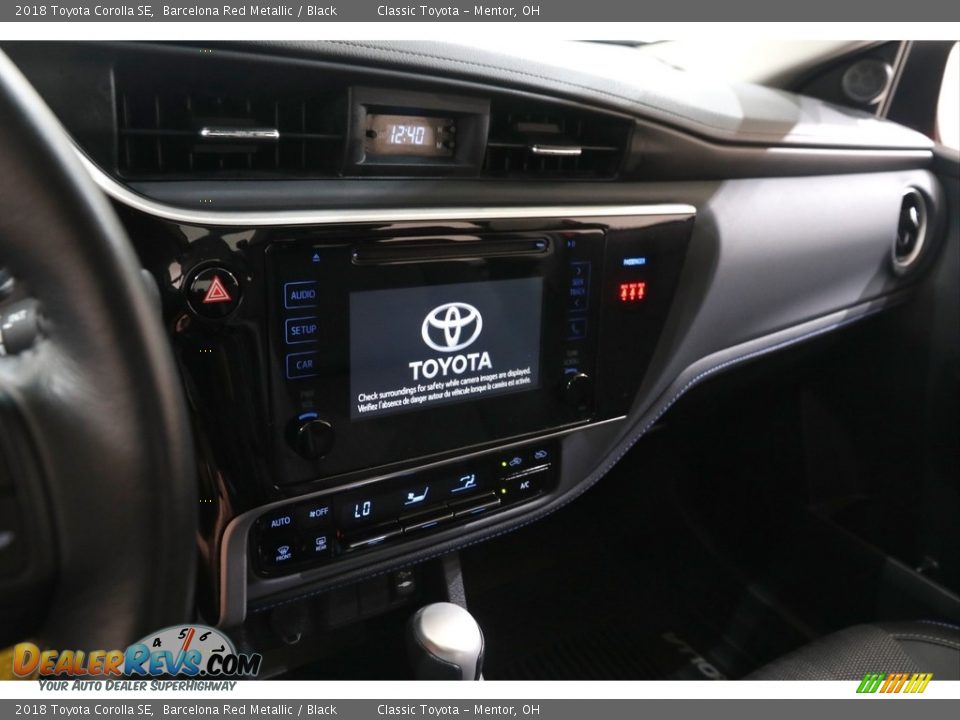2018 Toyota Corolla SE Barcelona Red Metallic / Black Photo #9