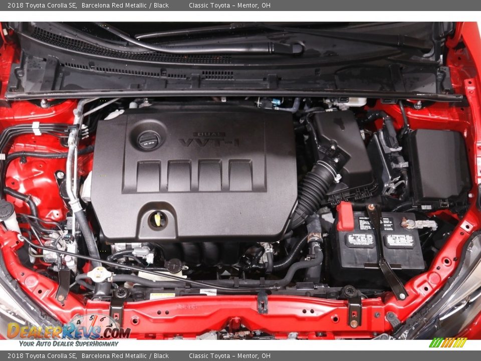 2018 Toyota Corolla SE Barcelona Red Metallic / Black Photo #17