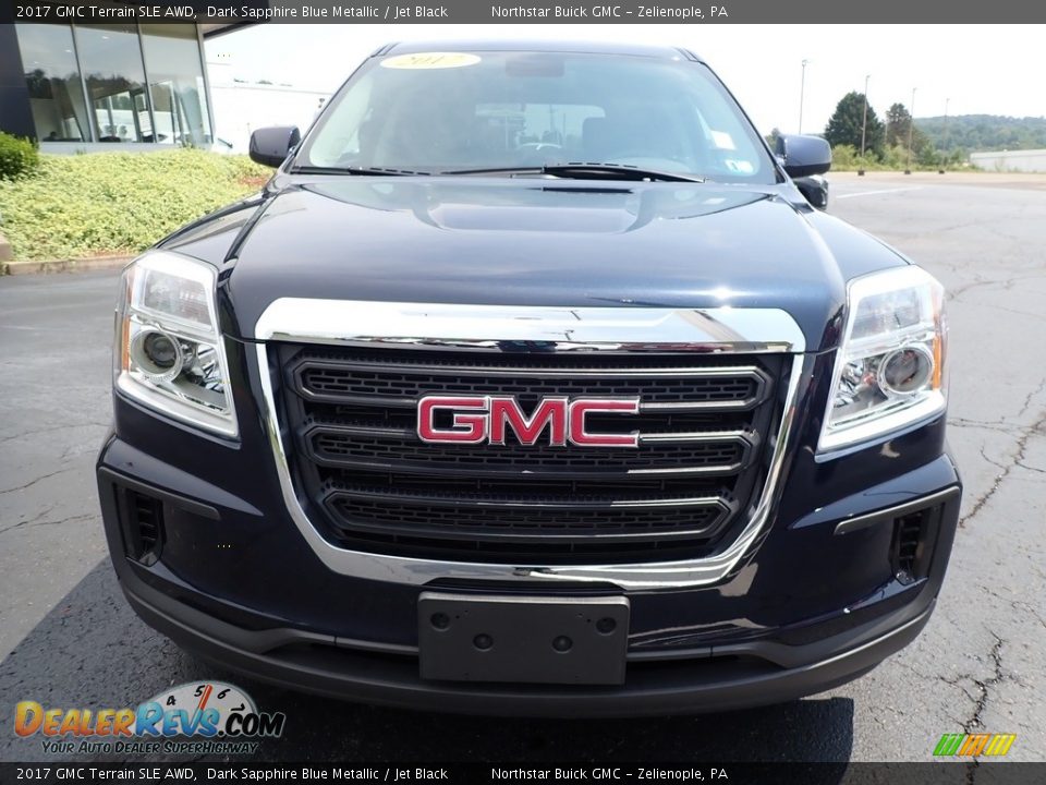 2017 GMC Terrain SLE AWD Dark Sapphire Blue Metallic / Jet Black Photo #3