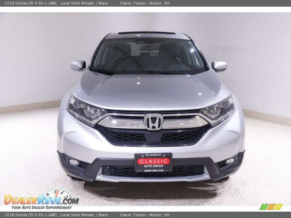 2018 Honda CR-V EX-L AWD Lunar Silver Metallic / Black Photo #2