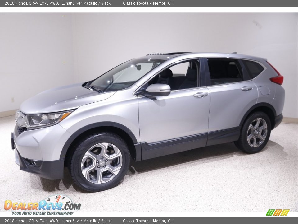 2018 Honda CR-V EX-L AWD Lunar Silver Metallic / Black Photo #3