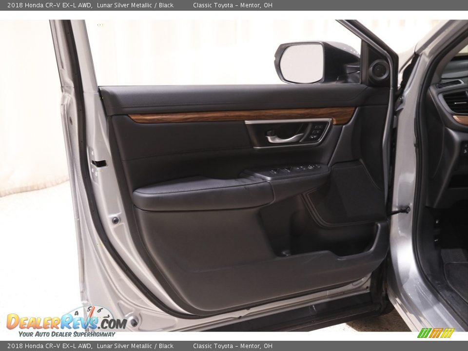 2018 Honda CR-V EX-L AWD Lunar Silver Metallic / Black Photo #4