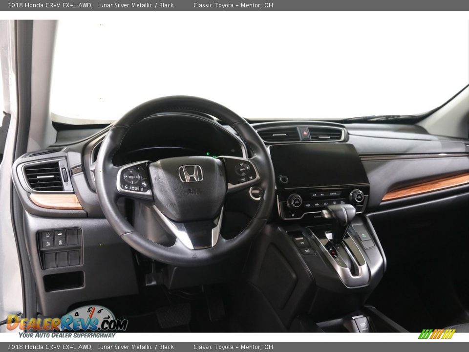 2018 Honda CR-V EX-L AWD Lunar Silver Metallic / Black Photo #6