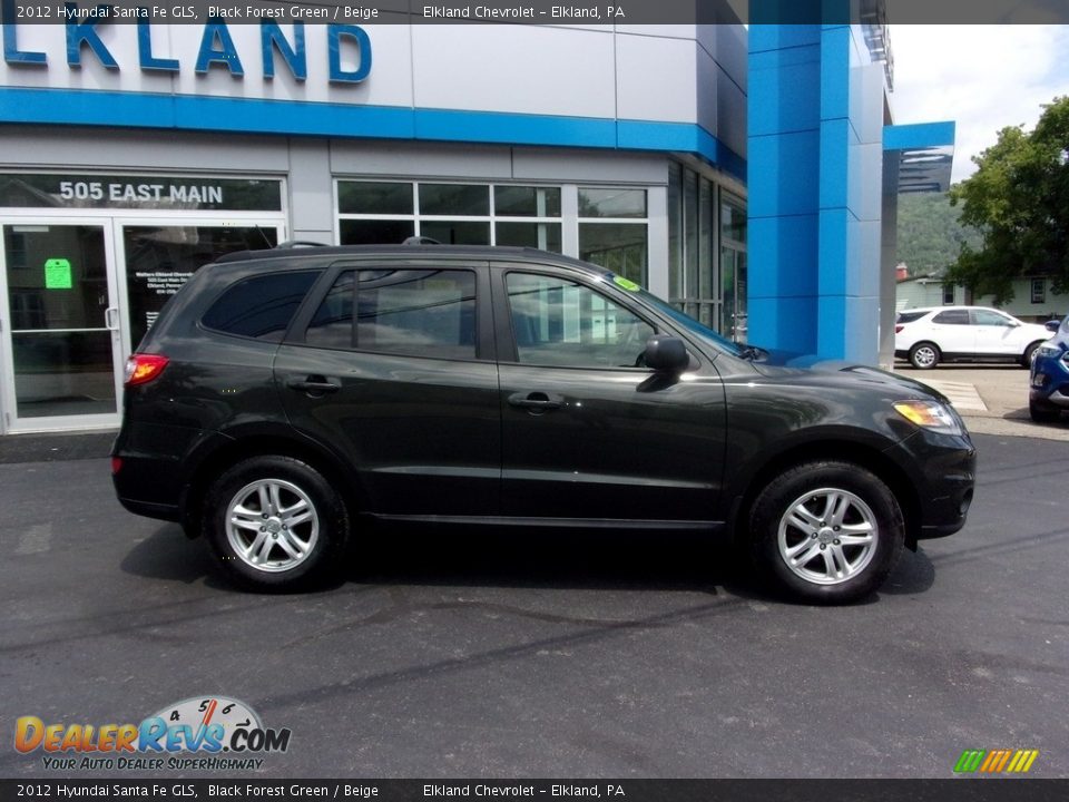 2012 Hyundai Santa Fe GLS Black Forest Green / Beige Photo #2