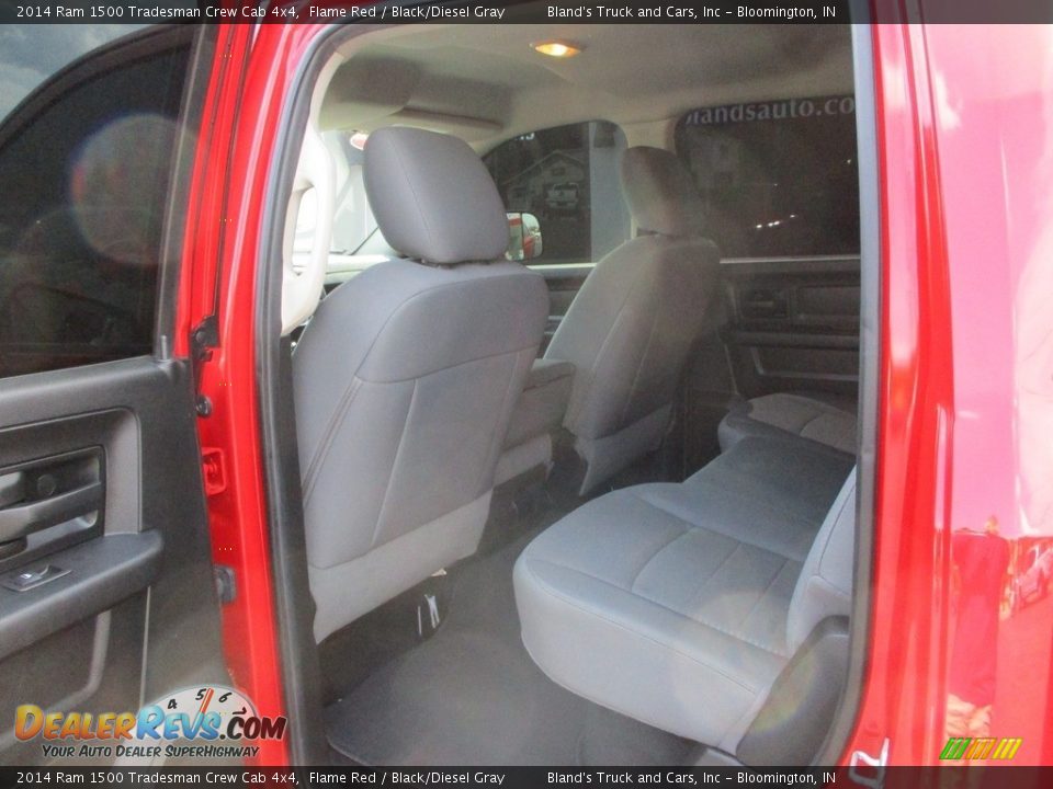 2014 Ram 1500 Tradesman Crew Cab 4x4 Flame Red / Black/Diesel Gray Photo #15